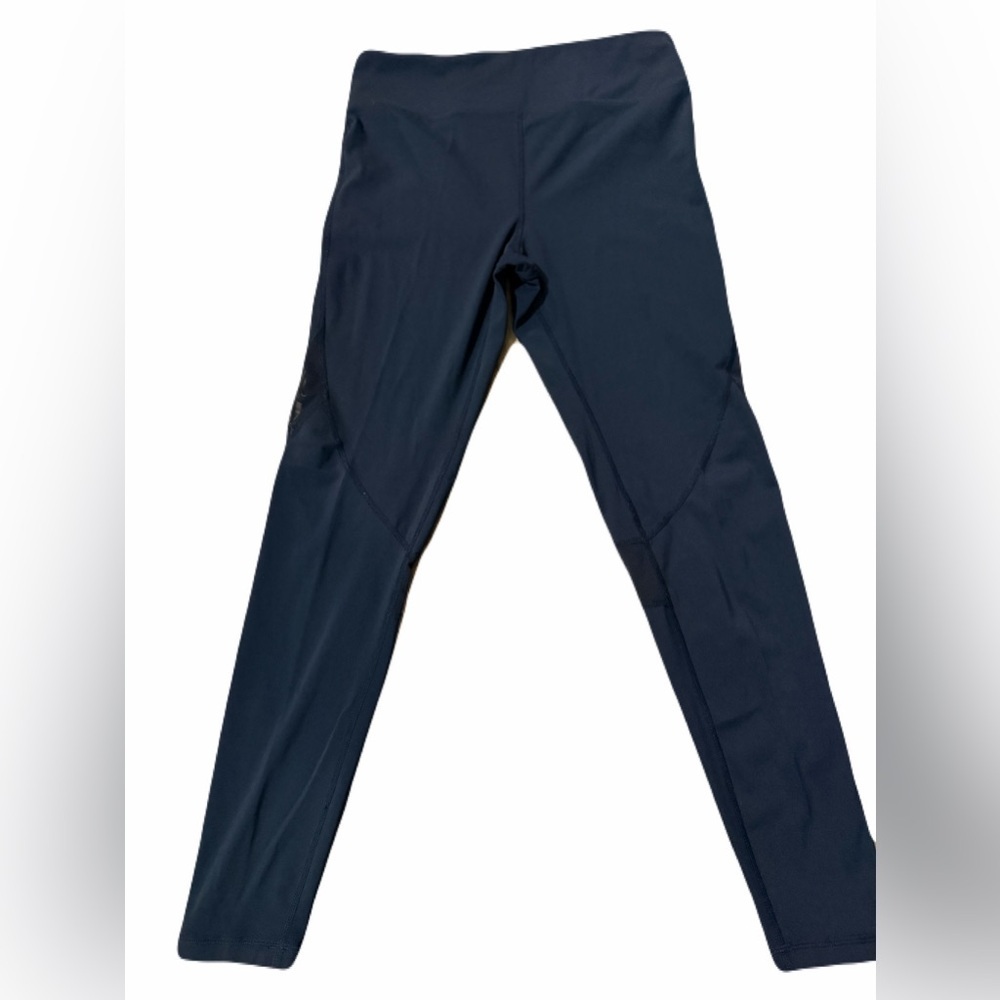 Alala Mesh Inset Leggings Black Gym Run Yoga 25” Made in Canada Women’s Size M